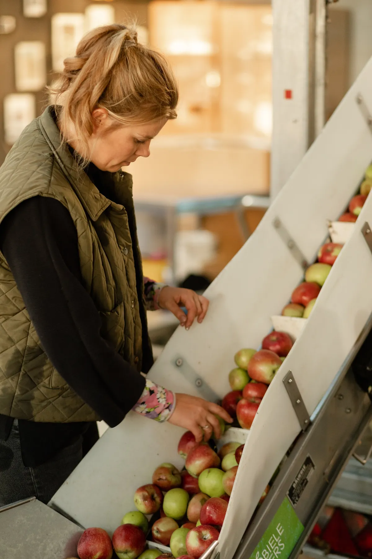 Kwaliteitscontrole bij het persen van fruit