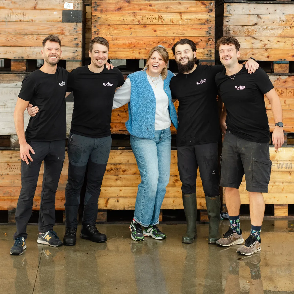 Voorbeeld van een lokaal producententeam
